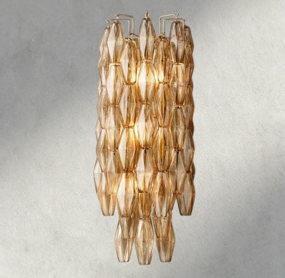 Chiaray CLEAR/ SMOKE GLASS GRAND SCONCE 30" - Zelno
