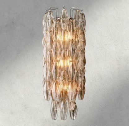 Chiaray CLEAR/ SMOKE GLASS SCONCE 19" - Zelno