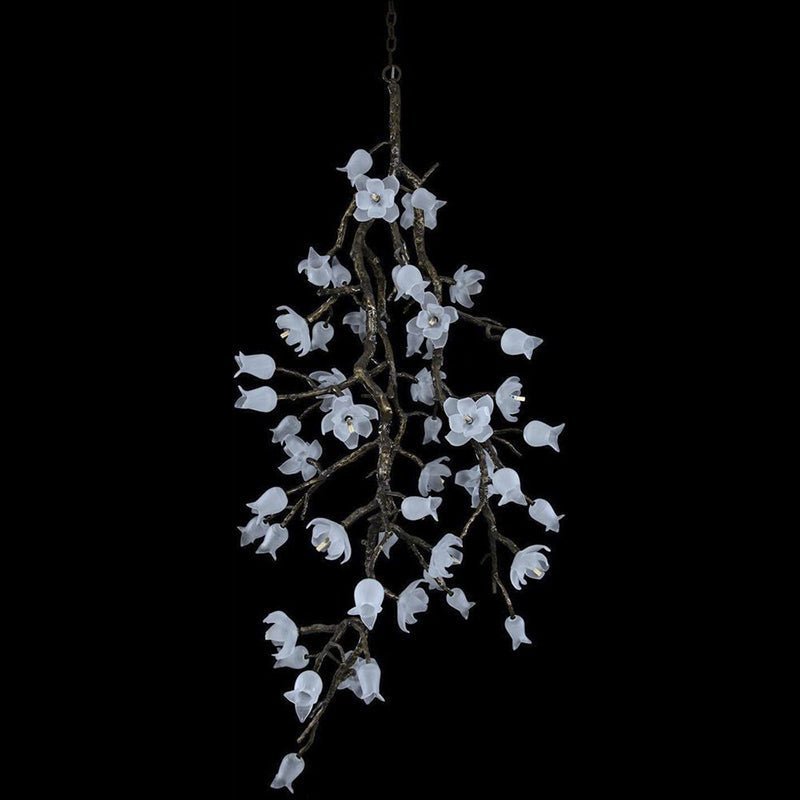 Churippu Branch Brass Chandelier - Zelno Lighting