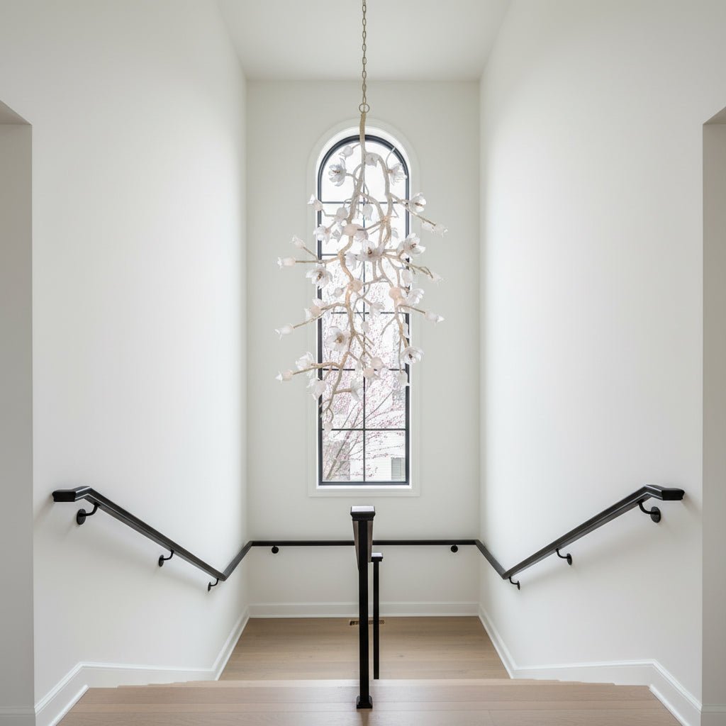 Churippu Branch Brass Chandelier - Zelno Lighting