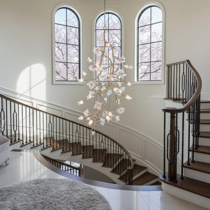 Churippu Branch Brass Chandelier - Zelno Lighting