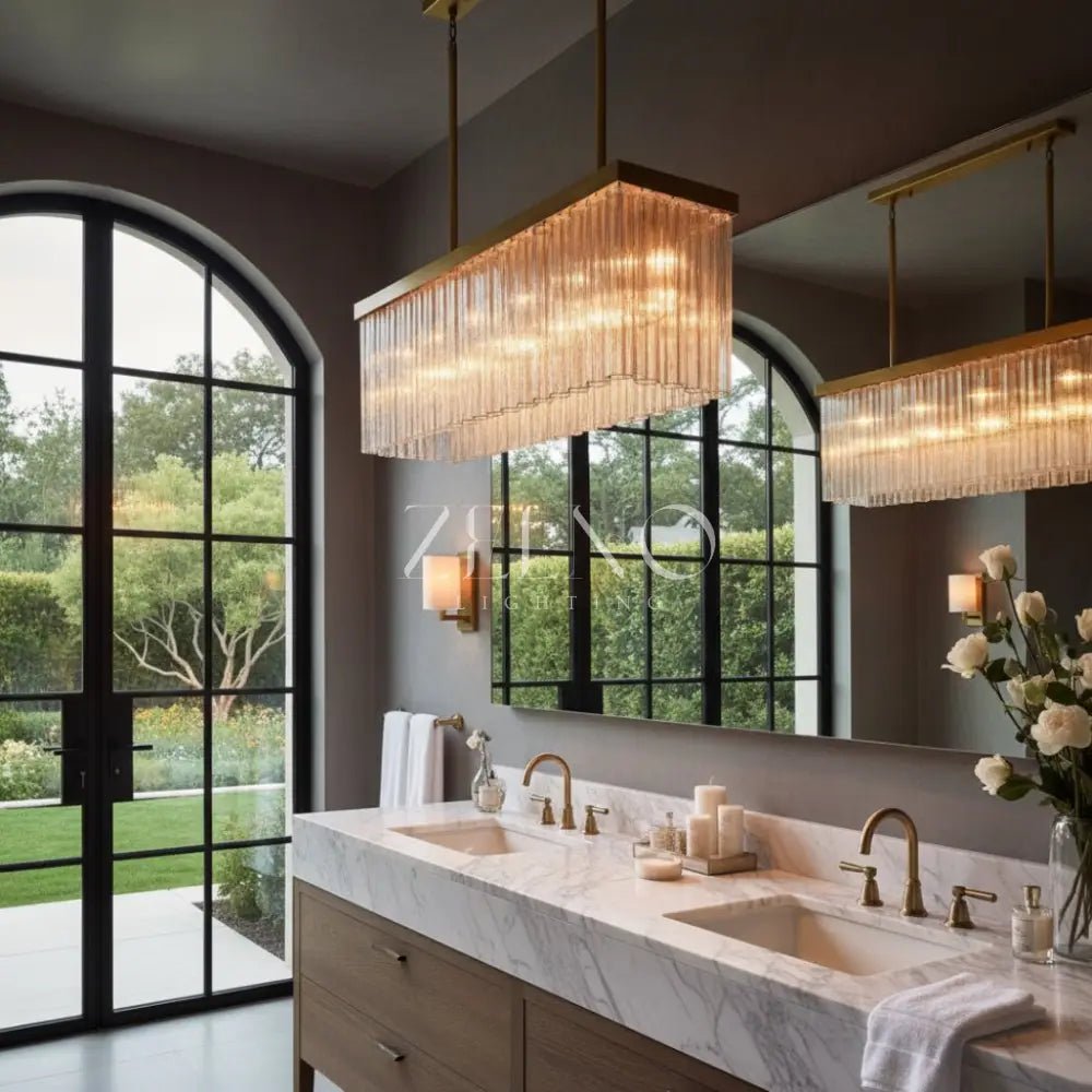 Ciello Rectangular Chandelier - Zelno