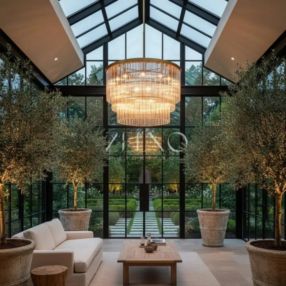 Ciello Three-Tier Round Chandelier - Zelno