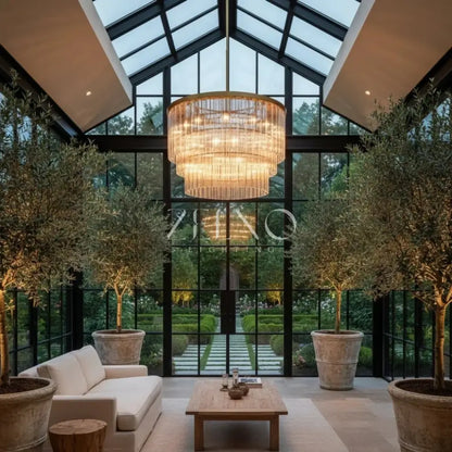 Ciello Three-Tier Round Chandelier - Zelno
