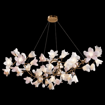 Circular Blossom Chandelier - Zelno Lighting
