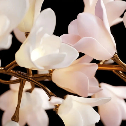 Circular Blossom Chandelier - Zelno Lighting