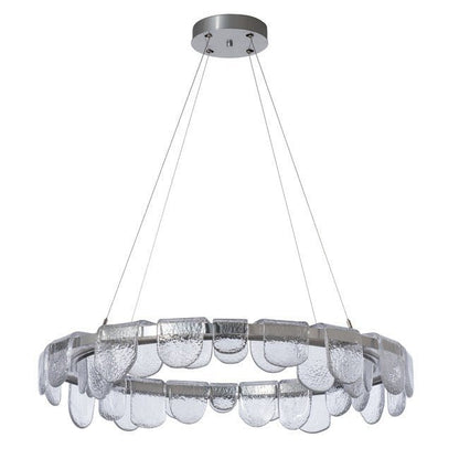Circular Glass Chandelier - Zelno Lighting