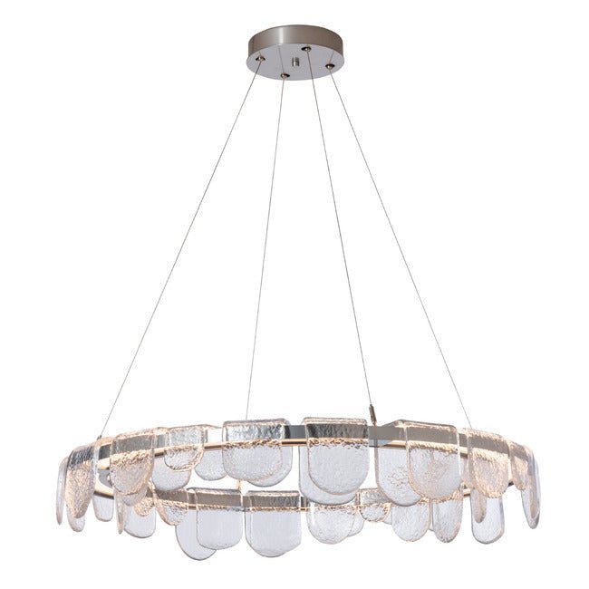 Circular Glass Chandelier - Zelno Lighting