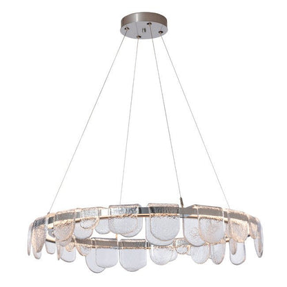 Circular Glass Chandelier - Zelno Lighting