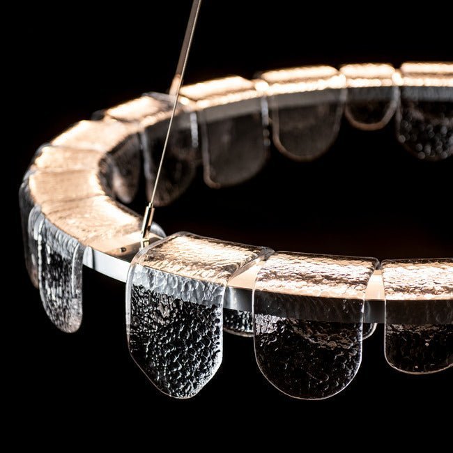 Circular Glass Chandelier - Zelno Lighting