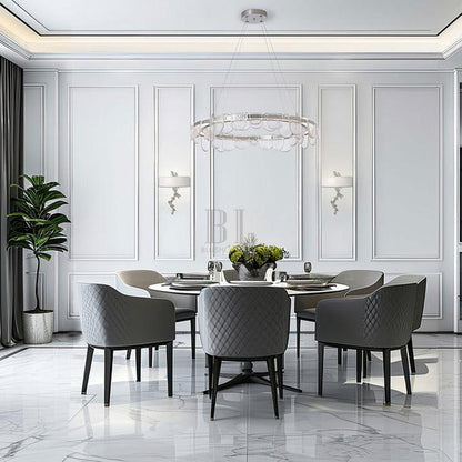 Circular Glass Chandelier - Zelno Lighting