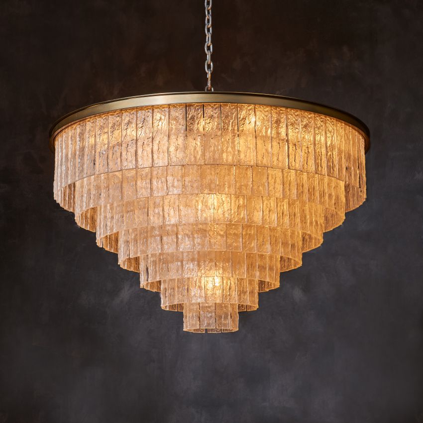 Claire Round Chandelier - Zelno Lighting