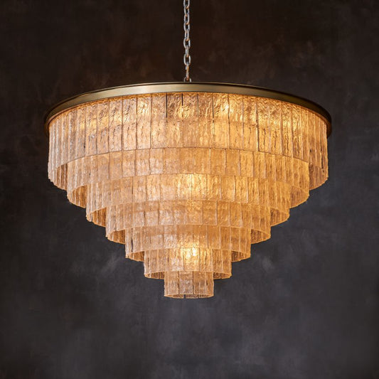Claire Round Chandelier - Zelno Lighting