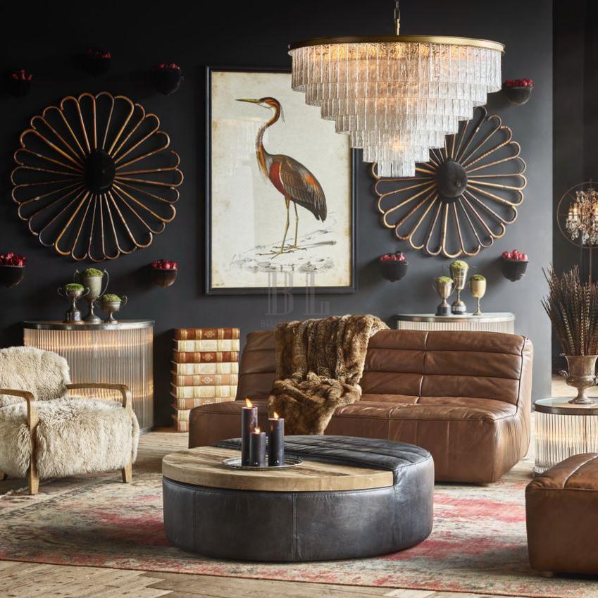 Claire Round Chandelier - Zelno Lighting