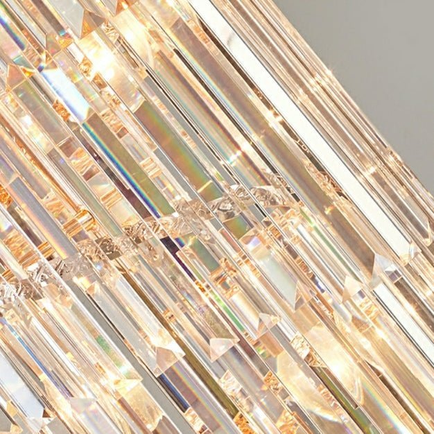Classic Large Multi-layered Spiral Crystal Chandelier for Foyer/ Staircase - Zelno Lighting