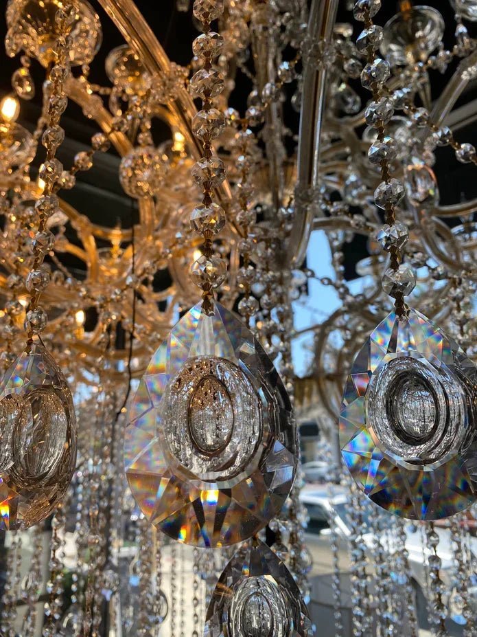 Classic Modern Multi-layers Crystal Chandelier for Staircase/Foyer/Villa - Zelno Lighting