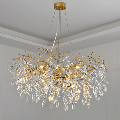 Cleo Branch Crystal Chandelier Light - Zelno Lighting