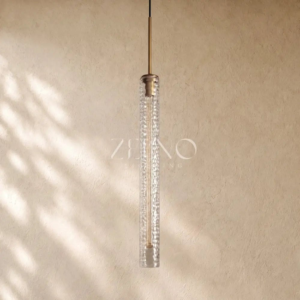 Collane Hammered Glass Pendant - Zelno