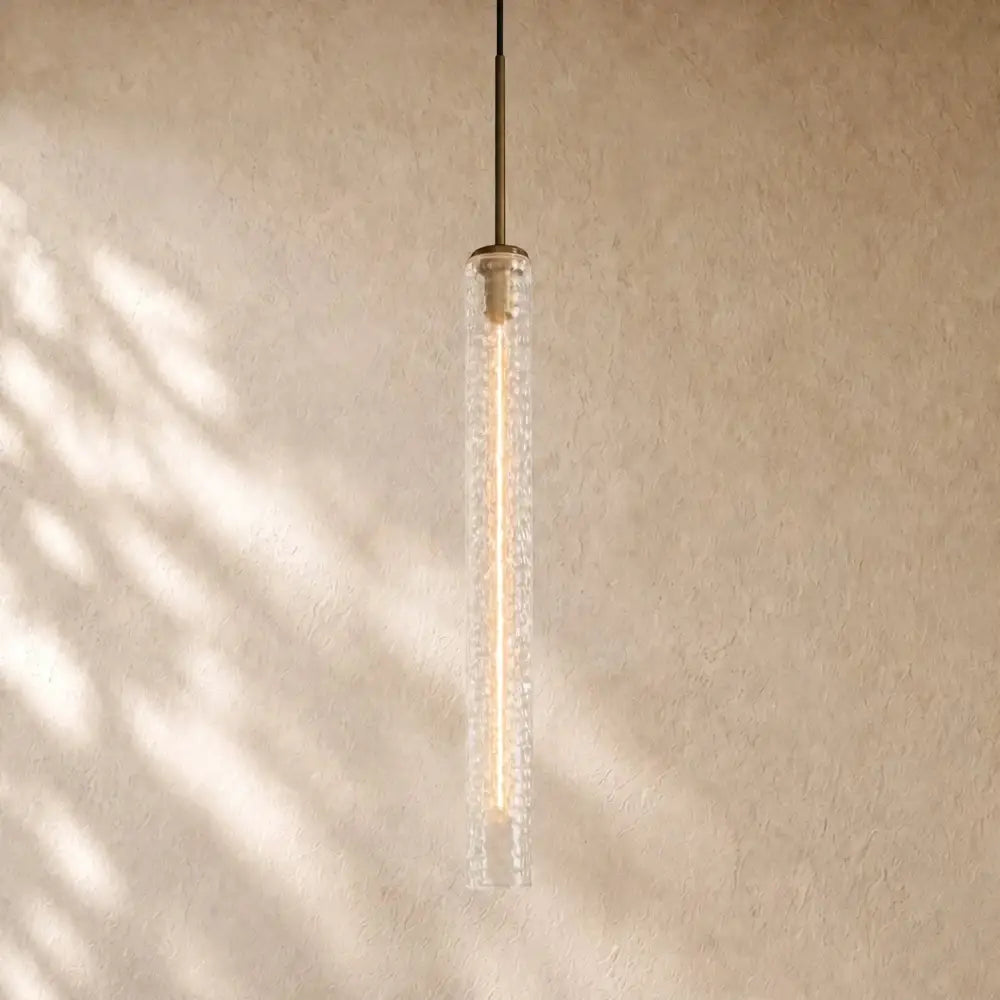 Collane Hammered Glass Pendant - Zelno