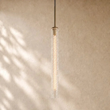 Collane Hammered Glass Pendant - Zelno