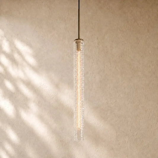 Collane Hammered Glass Pendant - Zelno