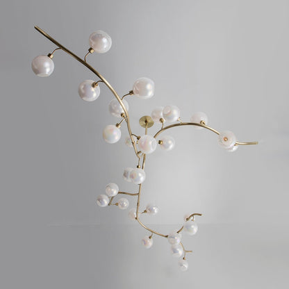 Contemporary Hand-blown Glass Globes Branch Chandelier for Dining Room Living Room and Kitchen Island - Zelno Lighting