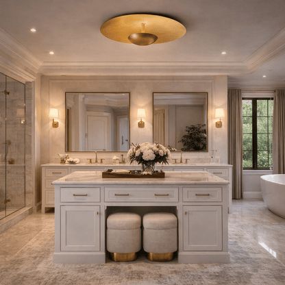 Cosmic Flushmount for Bathroom - zelnolighting