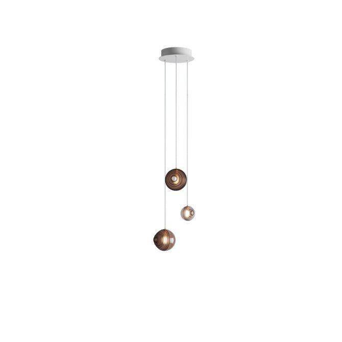 Cosmic Sphere Cascade Glass Chandelier - Zelno Lighting