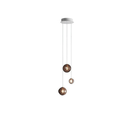 Cosmic Sphere Cascade Glass Chandelier - Zelno Lighting