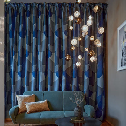 Cosmic Sphere Cascade Glass Chandelier - Zelno Lighting