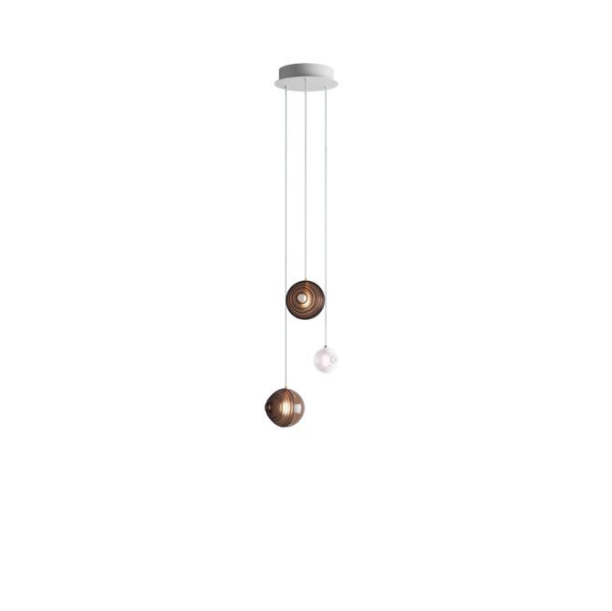 Cosmic Sphere Cascade Glass Chandelier - Zelno Lighting