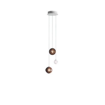 Cosmic Sphere Cascade Glass Chandelier - Zelno Lighting