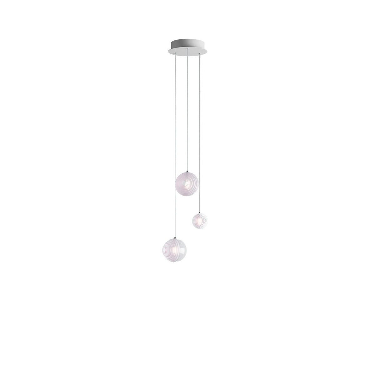 Cosmic Sphere Cascade Glass Chandelier - Zelno Lighting