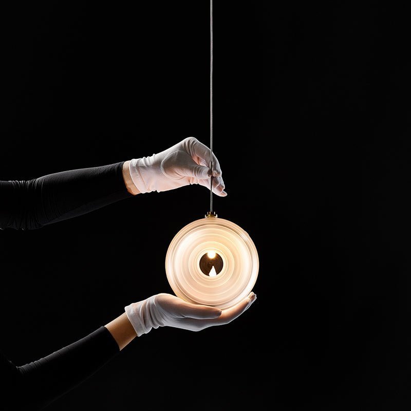 Cosmic Sphere Cascade Glass Chandelier - Zelno Lighting