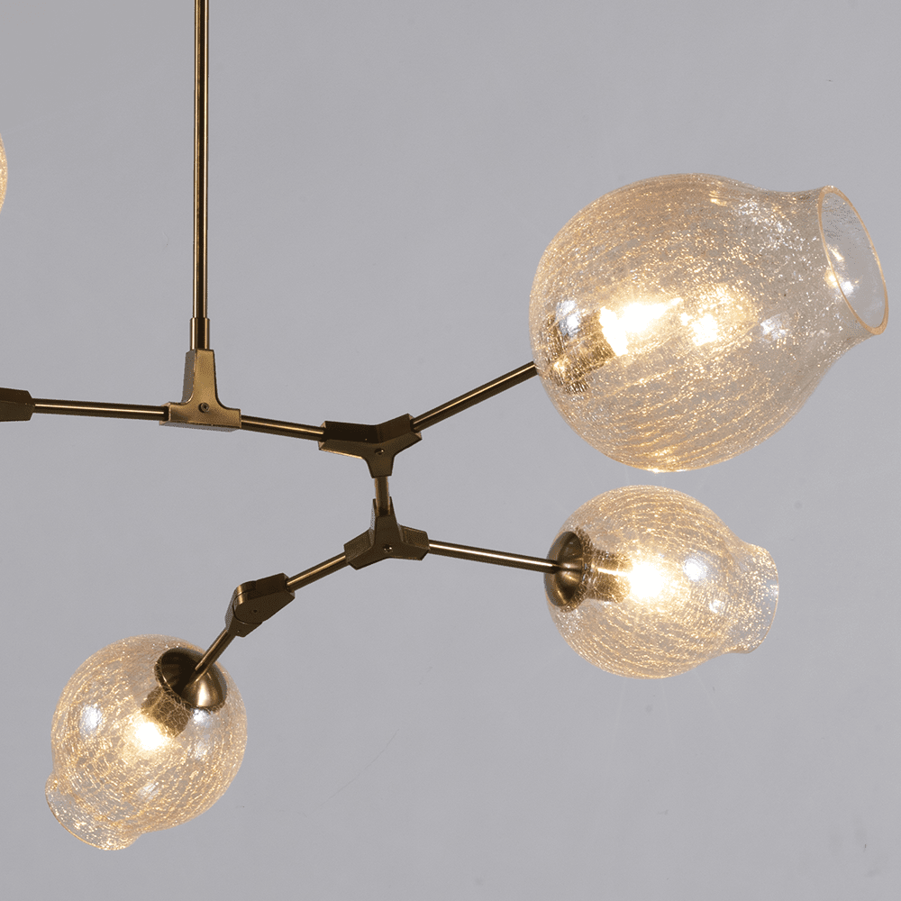 Covington Drop Globe Branching Bubble Chandelier 30'' - Zelno Lighting