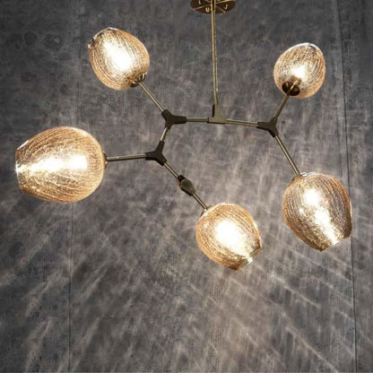 Covington Drop Globe Branching Bubble Chandelier 30'' - Zelno Lighting