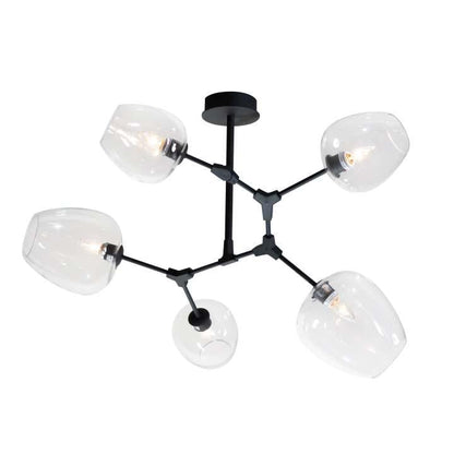 Covington Drop Globe Branching Bubble Chandelier 30'' - Zelno Lighting