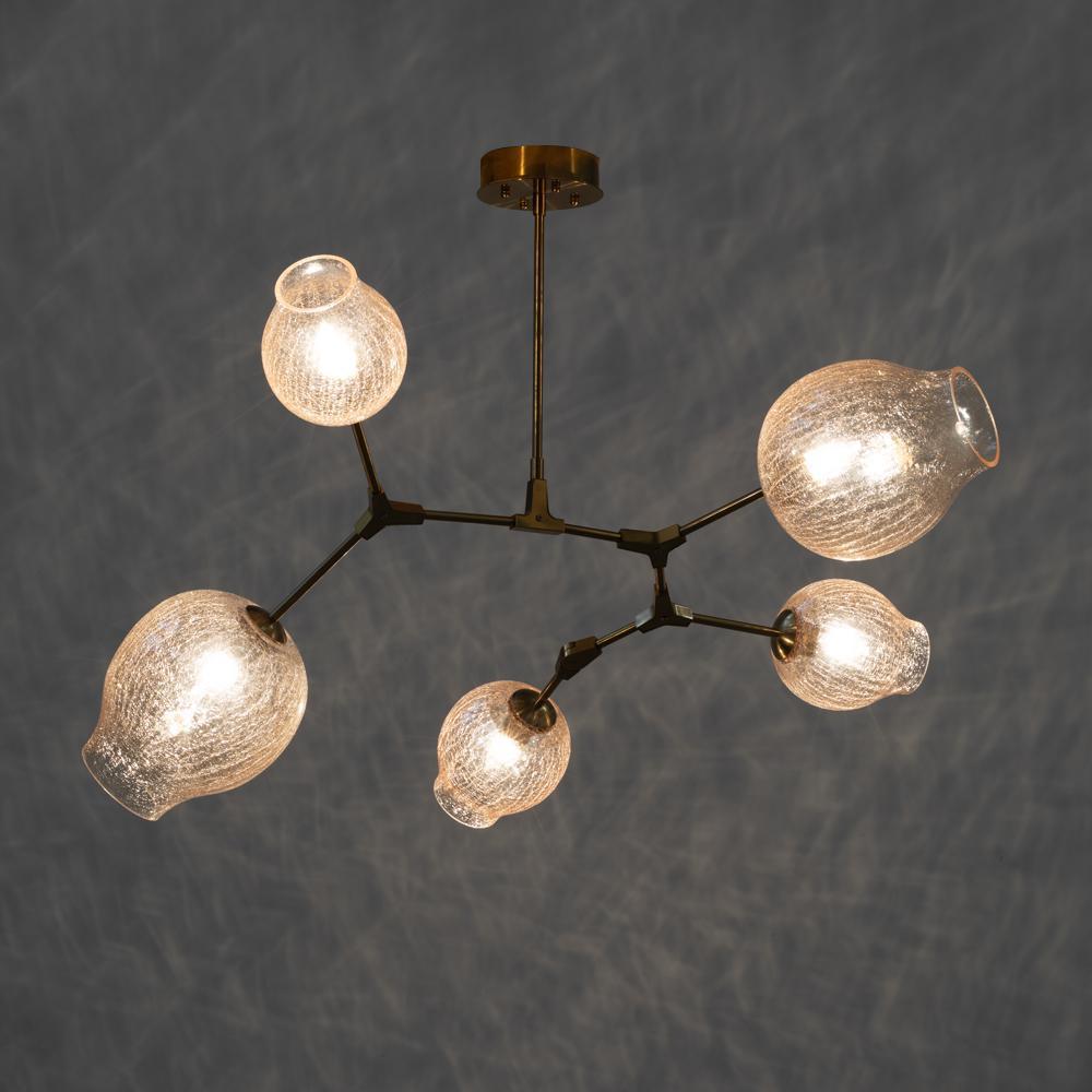 Covington Drop Globe Branching Bubble Chandelier 30'' - Zelno Lighting