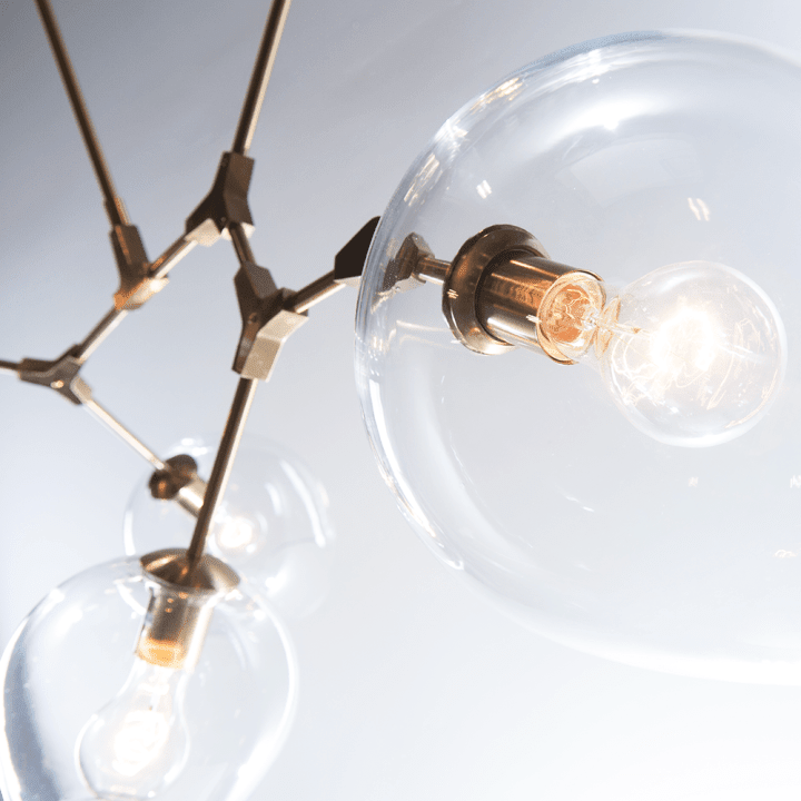 Covington Drop Globe Branching Bubble Chandelier 30'' - Zelno Lighting