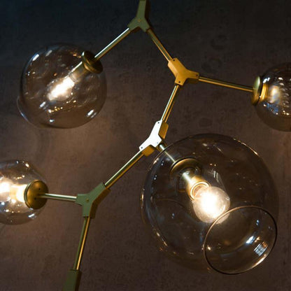 Covington Drop Globe Branching Bubble Chandelier 38'' - Zelno Lighting