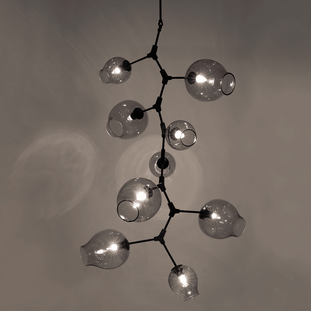 Covington Drop Globe Branching Bubble Chandelier 38'' - Zelno Lighting