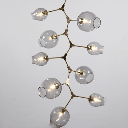 Covington Drop Globe Branching Bubble Chandelier 38'' - Zelno Lighting