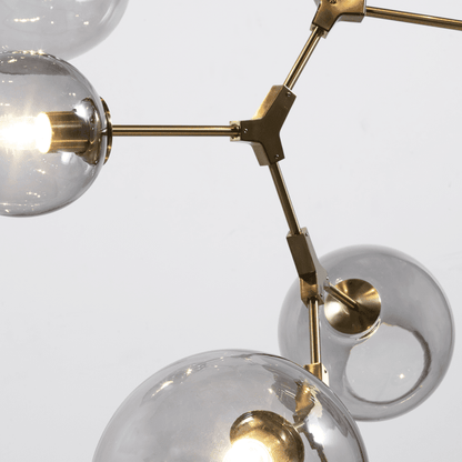 Covington Drop Globe Branching Bubble Chandelier 38'' - Zelno Lighting
