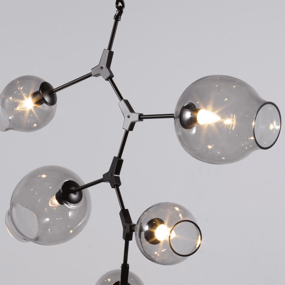 Covington Drop Globe Branching Bubble Chandelier 38'' - Zelno Lighting
