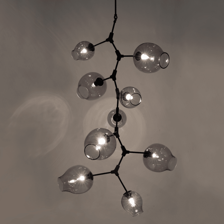 Covington Drop Globe Branching Bubble Chandelier 38'' - Zelno Lighting