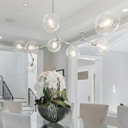 Covington Horizontal Globe Branching Bubble Chandelier - Zelno Lighting
