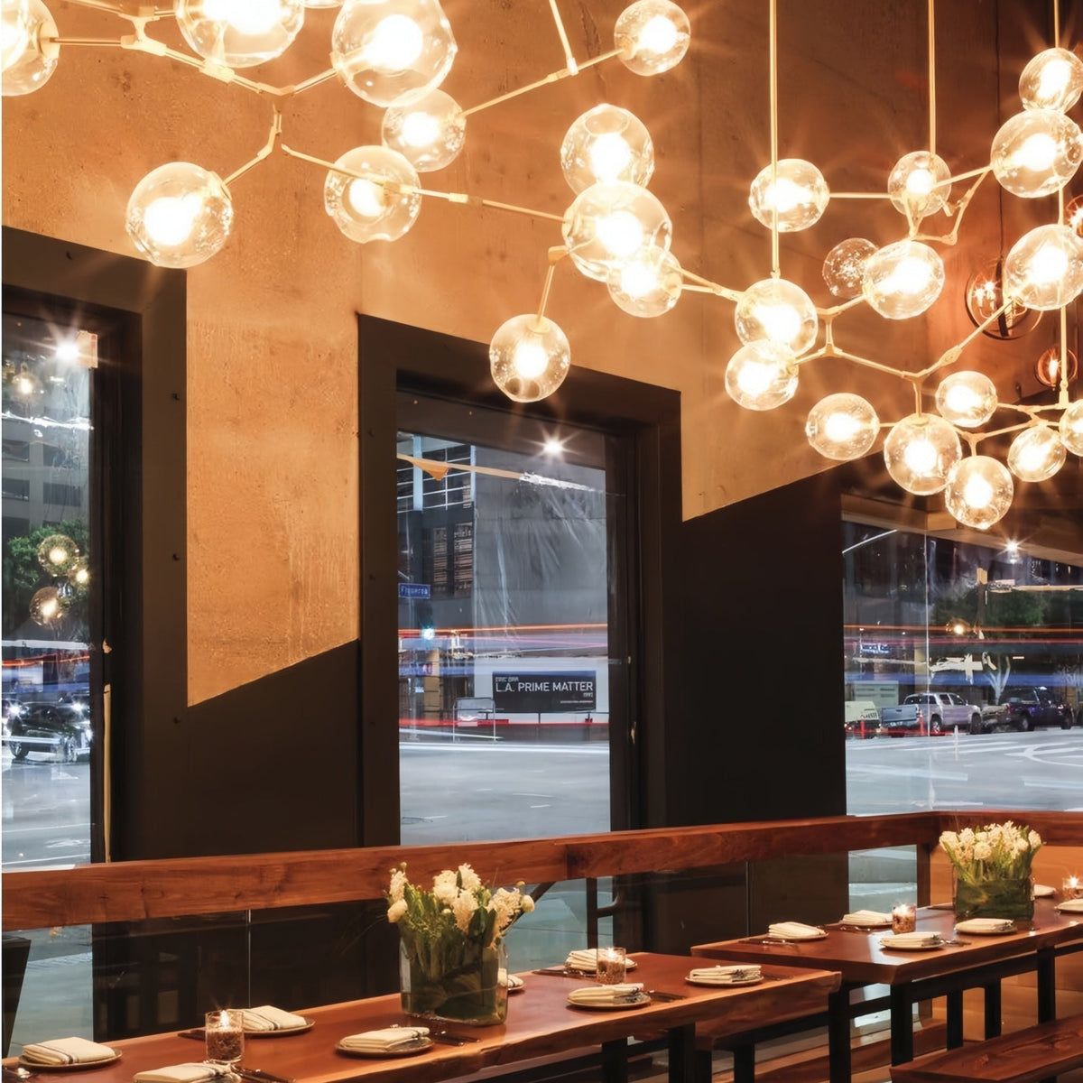 Covington Horizontal Globe Branching Bubble Chandelier - Zelno Lighting