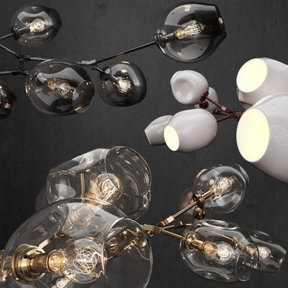 Covington Horizontal Globe Branching Bubble Chandelier - Zelno Lighting