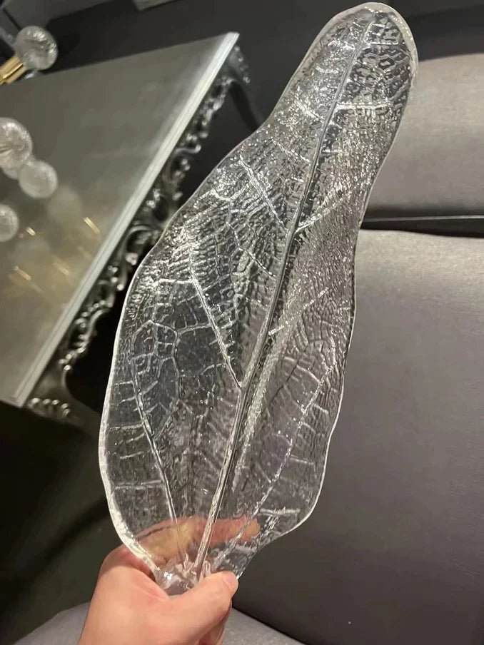 Creative Bionic Resin Leaves Chandelier for Living Room/Dining Room/Staircase - Zelno Lighting