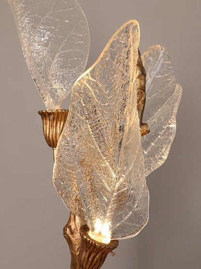 Creative Bionic Resin Leaves Chandelier for Living Room/Dining Room/Staircase - Zelno Lighting